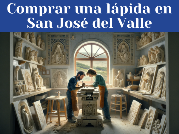 ¿Cuál es el precio de una Lápida Económica en San José del Valle Provincia de Cádiz?