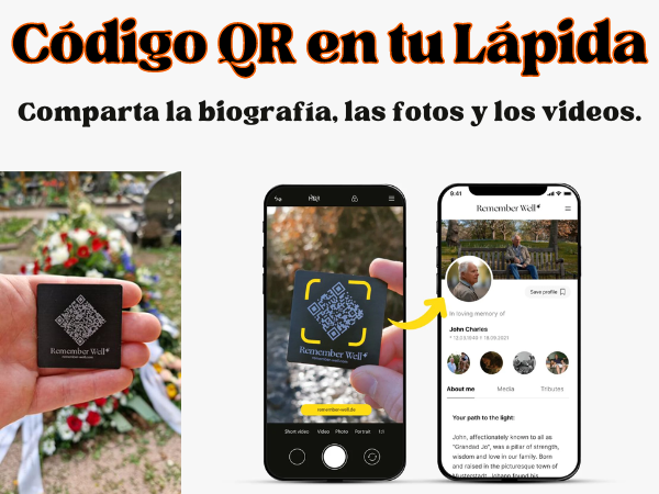 CÓMO AÑADIR CÓDIGO QR A TU LÁPIDA PARA GUARDAR TODOS TUS RECUERDOS